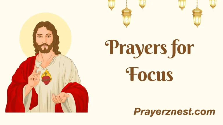 Prayers for Focus