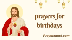 prayers for birthdays